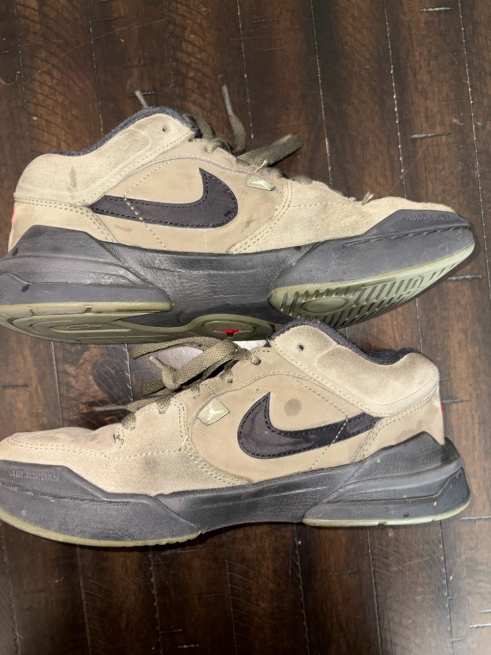 Air Jordan Stadium 90 Olive Black GS 4.5Y Youth Sneakers HF6014-201 Retro Jordan